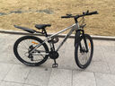 京東京造 XC350山地自行車(chē)鋁合金禧瑪諾21速油壓碟剎成年人學(xué)生15寸時(shí)空銀 曬單實(shí)拍圖