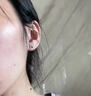 逐青999純銀羅馬數字耳釘男簡(jiǎn)約痞帥單只男士耳釘女生養耳洞足銀耳飾 999純銀羅馬數字耳釘 單只 約6mm 曬單實(shí)拍圖