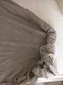 潔麗雅（Grace）100%新疆棉花填充純棉床笠10A抗菌A類(lèi)床罩床單床墊套防滑保護套 嫻雅-灰【A類(lèi)抗菌100%純棉】 180cm*200cm 【單床笠】 曬單實(shí)拍圖