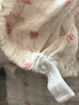 英氏（YEEHOO）孕婦月子服秋季新款10A抗菌雙層棉紗哺乳睡衣家居服套裝粉色M 曬單實(shí)拍圖