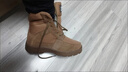 啄木鳥(niǎo)冬季東北特厚男士雪地靴皮毛一體高幫羊毛真牛皮保暖防寒超厚棉鞋 特厚防寒真牛皮羊毛靴 （送運費險） 41 標準尺碼 曬單實(shí)拍圖