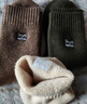 貓人3雙裝35%羊毛襪子男士襪子男冬季加厚保暖襪男毛圈襪睡眠襪男 曬單實(shí)拍圖