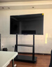 恩利普電視移動(dòng)支架55-100英寸 電視大屏落地電視支架 一體機電視架子移動(dòng)小米創(chuàng  )維海信華為視頻會(huì )議架 曬單實(shí)拍圖