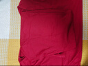都市麗人紅色保暖內衣套裝本命年女美膚衣秋衣秋褲超薄肌底衣隱形無(wú)痕潤膚 曬單實(shí)拍圖