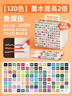 Touchcolor丙烯馬克筆繪畫(huà)美術(shù)生專(zhuān)用筆幼兒園兒童小學(xué)生安全無(wú)毒防水diy水彩筆120色筆芯筆全套手提盒畫(huà)筆 曬單實(shí)拍圖