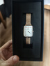 丹尼爾惠靈頓（DanielWellington）DW手表女 復古小方表石英女士手表歐美腕表 生日禮物送女友 小方塊白盤(pán)-玫金鋼帶-DW00100431 曬單實(shí)拍圖