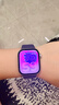 Apple/蘋(píng)果 Watch S11 智能手表GPS款42毫米銀色鋁金屬表殼霧紫色運動(dòng)型表帶S/M MEUT4CH/B 曬單實(shí)拍圖