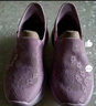 足力健老人鞋套腳媽媽鞋中老年散步鞋運動(dòng)休閑一腳蹬女鞋 8637K 酒紅色-女款 39 曬單實(shí)拍圖