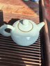 雅瓷汝窯茶壺單壺 陶瓷家用泡茶沏茶壺 功夫茶具水平壺冰裂釉禮盒裝 汝窯水平壺 165ml 曬單實(shí)拍圖