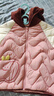 迷你巴拉【三防】男童女童輕暖羽絨服兒童萌趣造型冬連帽外套25年新款 粉紅60033 100 曬單實(shí)拍圖