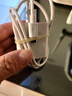 華為原裝6A數據線(xiàn) USB Type-A轉USB Type-C/1m線(xiàn)長(cháng)/支持66W（11V6A）充電 白色CC790 曬單實(shí)拍圖