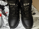 足力健中老年冬季戶(hù)外散步加絨加厚石墨烯保暖鞋2493205J 黑色 42  曬單實(shí)拍圖
