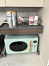 酷太（COOKTIME）廚房微波爐置物架帶抽屜調料電器收納架烤箱臺面雙層置物架 506寬窄款 (送藤筐+洗米器) 曬單實(shí)拍圖