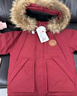 鴨鴨兒童羽絨服2025新款冬季加厚毛領(lǐng)鴨絨外套中大童冬裝潮 紅色 150 曬單實(shí)拍圖