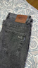 真維斯戶(hù)外運動(dòng)牛仔褲男士春秋百搭修身彈力透氣戶(hù)外休閑直筒長(cháng)褲 煙灰 33 曬單實(shí)拍圖