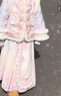 萌乎古月家漢服女童冬款兒童高端仙氣國風(fēng)馬面裙套裝小女孩加厚拜年服 裙子套裝（含圍脖） 120 曬單實(shí)拍圖