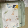 十月結晶可洗隔尿墊純棉嬰兒隔尿墊經(jīng)期可用床單 花澗兔（70*90cm） 曬單實(shí)拍圖