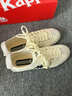 Kappa卡帕帆布鞋男鞋秋冬板鞋子男透氣休閑運動(dòng)鞋情侶鞋輕便德訓鞋男款 冬日白/黑色 42 曬單實(shí)拍圖