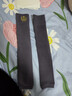 忻悅晴女童秋冬季加厚刺繡襪套兒童毛圈護膝保暖寶寶過(guò)膝護腿長(cháng)筒堆堆襪 深灰色 1雙 均碼40cm/3-12歲穿 曬單實(shí)拍圖