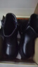 女童鞋兒童公主馬丁短靴2025秋冬季新款女孩加絨寶寶二棉皮靴爆款 【黑色二棉】 32 碼內長(cháng)19.6cm 曬單實(shí)拍圖