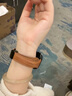 EAEA適用applewatchS11蘋(píng)果手表表帶s10真皮iWatchs9新款ultra3卡通小狗s8智能se3高級感ultra2腕帶 棕色 38/40/41/42MM表盤(pán)通用 曬單實(shí)拍圖