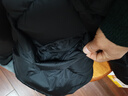 鴨鴨（YAYA）王一博同款320g充絨羽絨服男短款冬季新款加厚零下極寒面包服外套 青光黑色 L (建議130-150斤) 曬單實(shí)拍圖