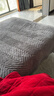 冬季泡芙絨橫豎紋全蓋沙發(fā)巾防貓抓加厚防滑簡(jiǎn)約沙發(fā)套毛毯通用 毛絨加厚橫豎紋沙發(fā)巾-灰色 180*230cm 曬單實(shí)拍圖