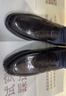 金利來(lái)（Goldlion）【新年送禮】男鞋商務(wù)婚鞋皮鞋舒適樂(lè )福鞋G582330093AAA黑色41 曬單實(shí)拍圖