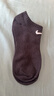 耐克(NIKE)襪子男子 速干透氣運動(dòng)襪 船襪三雙裝SX7678-010黑M 曬單實(shí)拍圖