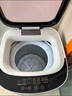 奧克斯（AUX）迷你洗衣機 全自動(dòng)小型嬰兒兒童寶寶內衣波輪洗衣機 帶甩干烘干洗脫一體 【國補】6KG洗脫容量白色【母嬰專(zhuān)用】 曬單實(shí)拍圖