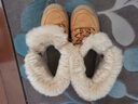 駱駝牌 雪地靴登山防寒保暖加絨工裝情侶懶人毛毛鞋P14W307607土黃41 曬單實(shí)拍圖