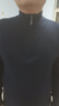 恒源祥羊毛衫男100純羊毛秋冬季半拉鏈立領(lǐng)打底針織衫中年男士毛衣 曬單實(shí)拍圖