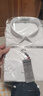 啄木鳥(niǎo)純棉DP成衣免燙白色襯衫男士長(cháng)袖新款商務(wù)休閑正裝職業(yè)工裝藍襯衣 長(cháng)袖3913白色 41建議150-159斤 曬單實(shí)拍圖