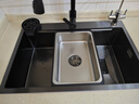 萬(wàn)和5.0加厚304不銹鋼雙槽改單槽廚房水槽大單槽洗菜盆一體盆洗菜池 防刮小米粒槽+【304三檔抽拉龍頭】 5MM加厚面板72X48【加寬內徑尺寸】 曬單實(shí)拍圖