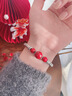 傾愛(ài)朱砂手串女生純足銀手鏈鐲中式麥穗國風(fēng)高級手飾品生日禮物送女友 曬單實(shí)拍圖