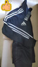阿迪達斯（adidas）外套男女秋冬跑步運動(dòng)立領(lǐng)夾克外套保暖運動(dòng)服 黑/白 L 曬單實(shí)拍圖