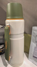 膳魔師（THERMOS）保溫杯戶(hù)外露營(yíng)旅行便攜燜燒罐大容量保溫瓶大肚壺TSK2 山野綠 1200ml 保溫瓶 曬單實(shí)拍圖