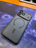 爵士駝適用iphone17promax手機殼蘋(píng)果17pro新款磁吸Magsafe防摔保護套相機按鍵鏡頭全包膚感磨砂抗指紋 【磨砂黑】超強磁吸丨原機拍照按鍵 蘋(píng)果17ProMax 曬單實(shí)拍圖