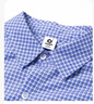 左西男童格子襯衫春秋2026新款小馬繡花長(cháng)袖襯衣兒童內搭 藍色 150 曬單實(shí)拍圖