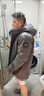 京東京造極寒探險鵝絨服高端95白鵝絨防水羽絨服男士派克中長(cháng)款 巖石灰 XL 曬單實(shí)拍圖