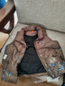 雪中飛羽絨服女25冬季新款加厚無(wú)帽羽絨背心媽媽裝淺棕卡L 曬單實(shí)拍圖