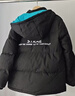 雪中飛童裝兒童羽絨服男童冬季新款女童中大童裝面包羽絨服 黑色 170 曬單實(shí)拍圖