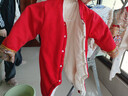 托姆貝克嬰兒連體衣服冬季寶寶周歲禮服拜年服過(guò)年紅色喜慶加厚外出服 90 曬單實(shí)拍圖