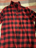 優(yōu)衣庫男女裝法蘭絨格子襯衫長(cháng)袖襯衣薄外套25秋冬480772 480772/15珊瑚紅色 L 曬單實(shí)拍圖