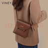 viney牛皮包包女包小眾斜挎水桶包輕奢單肩包生日禮物高級感送女友老婆 曬單實(shí)拍圖
