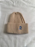 南極人帽子女秋冬季保暖防風(fēng)防寒針織女士毛線(xiàn)帽N2E3X828172 淺卡其 曬單實(shí)拍圖
