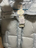 茵曼快熱紗無(wú)膽羽絨服2025冬女裝新款立體絨包短保暖外套 海藍色 M 曬單實(shí)拍圖