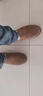 意迪森老北京布鞋春秋一腳蹬懶人平底防滑耐磨開(kāi)車(chē)中老年 卡其色 43 曬單實(shí)拍圖