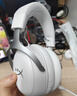 極度未知（HYPERX）【已拆封】颶風(fēng)2颶風(fēng)3云雀2阿爾法游戲耳機電競耳機有線(xiàn)筆記本電腦手機fps吃雞csgo游戲耳麥 颶風(fēng)3無(wú)線(xiàn)加強版冰霜白【備件庫包裝破損】 曬單實(shí)拍圖