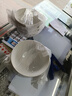 浩雅景德鎮陶瓷碗具套裝陶瓷米飯碗湯碗用國色天香4.5英寸高腳碗10個(gè) 曬單實(shí)拍圖